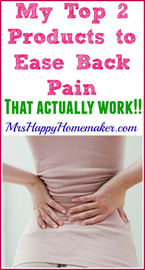 top remedies for back pain