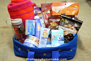 DIY Summer Survival Beach Kit - great for road trips too!