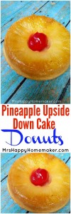 Pineapple Upside Down Cake Donut