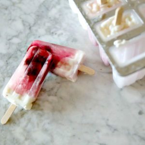 Frozen Cherry Limemade Pops