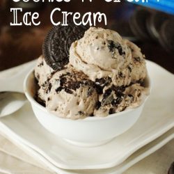 Easy Chocolate Cookies and Cream Ice Cream recipe