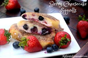 Berry Cheesecake Egg rolls