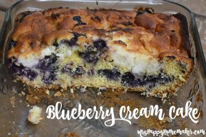 Blueberries and Cream Cake