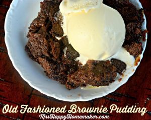 My Grandma's Old Fashioned Brownie Pudding recipe