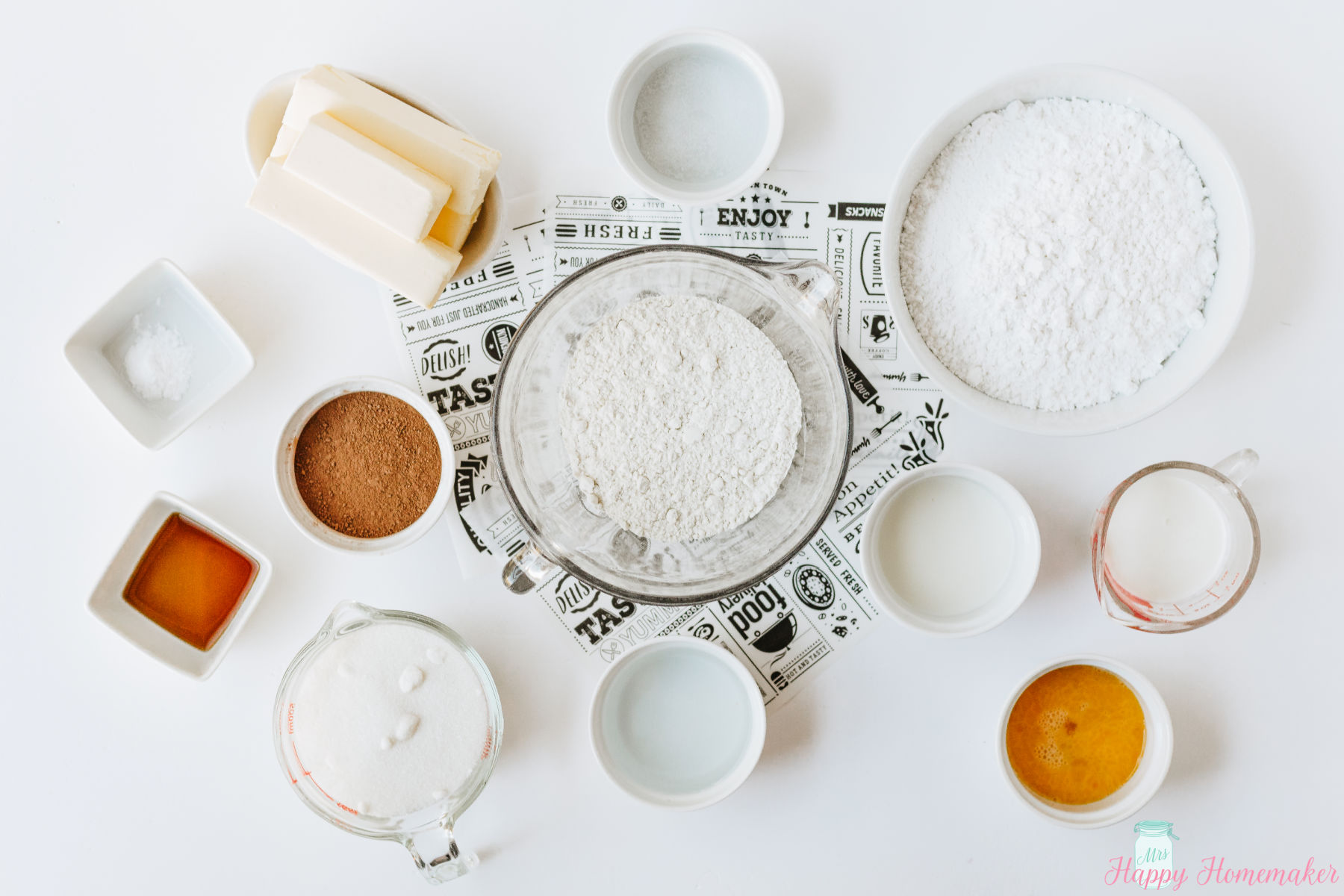 Chocolate Sheet Cake ingredients