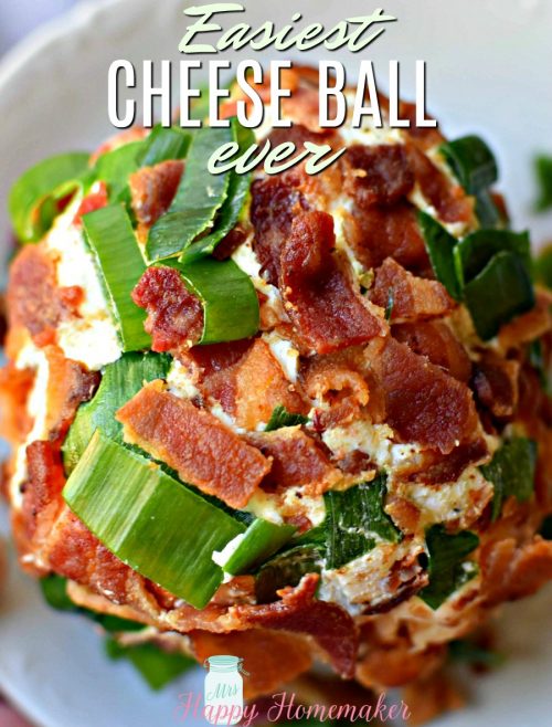 The easiest cheese ball ever