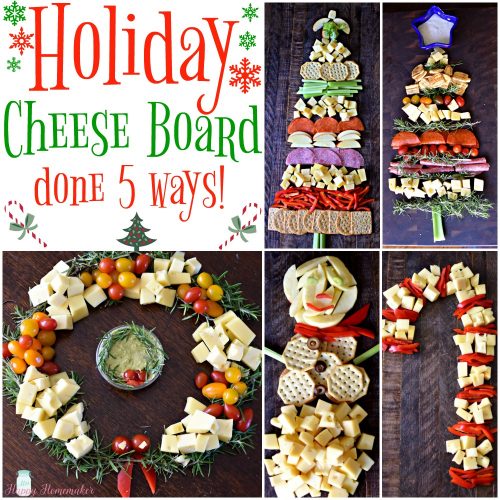 Holiday Cheese Board done 5 ways