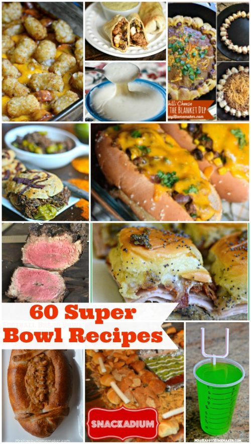 60 Super Bowl Recipes collage