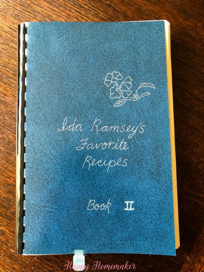 Ida Ramsey's Favorite Recipes cookbook