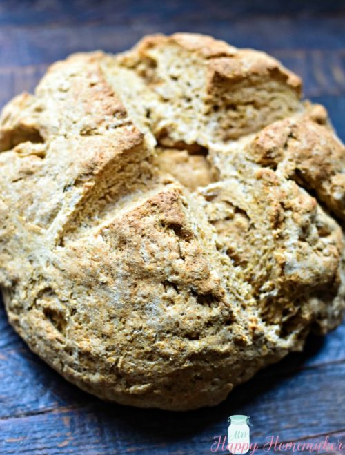 Irish Brown Bread | MrsHappyHomemaker.com