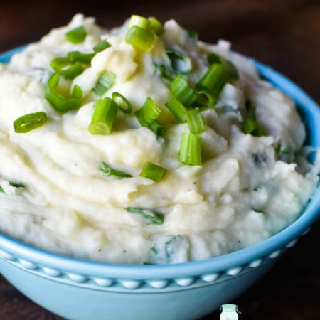 Irish Champ - Spring Onion Mashed Potatoes - Mrs Happy Homemaker