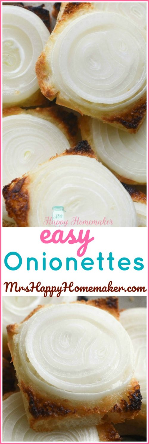 Easy Onionettes | MrsHappyHomeamker.com