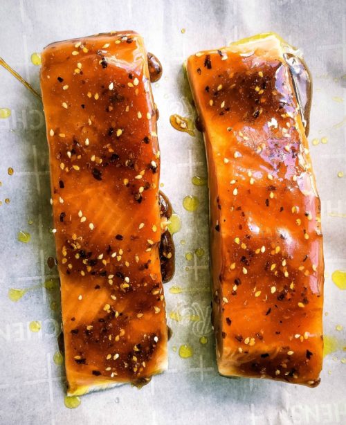 glazed salmon