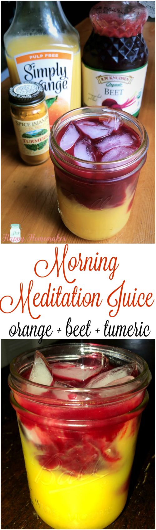 Morning Meditation Juice - orange, beet, turmeric