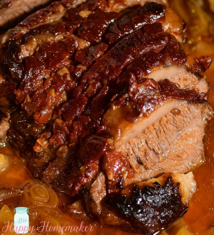 Brisket with Sweet & Sour Onions