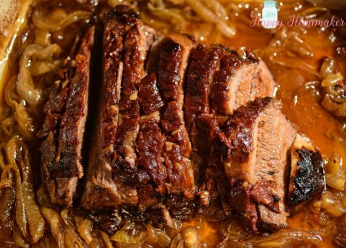 Brisket with Sweet & Sour Onions
