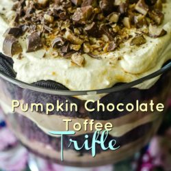 Pumpkin Chocolate Toffee Trifle