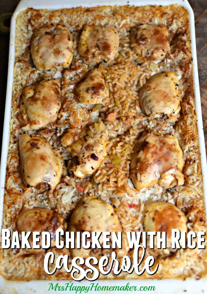 Baked Chicken with Rice Casserole