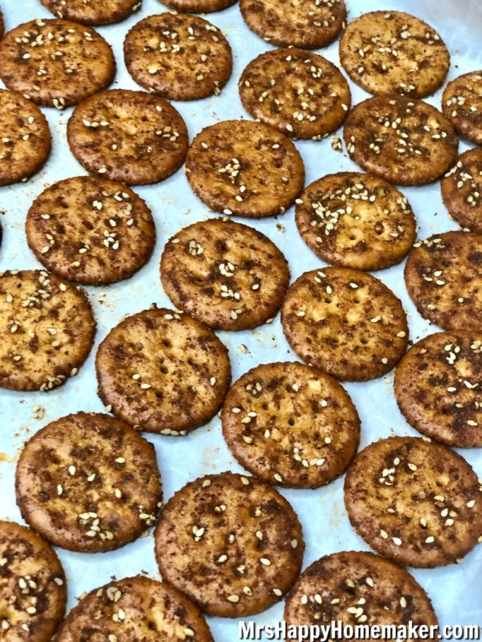 Baked Seasoned Ritz Crackers
