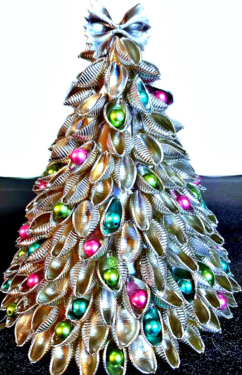 pasta Christmas tree 