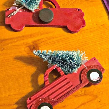 Red Farm Truck Magnets