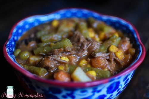 Easy Homemade Vegetable Beef Soup