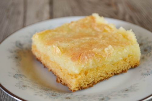 Yellow Cake Mix Gooey Butter Bars
