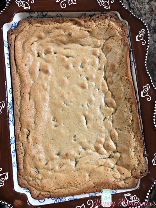 'Sad' Cake in a rectangle cake pan
