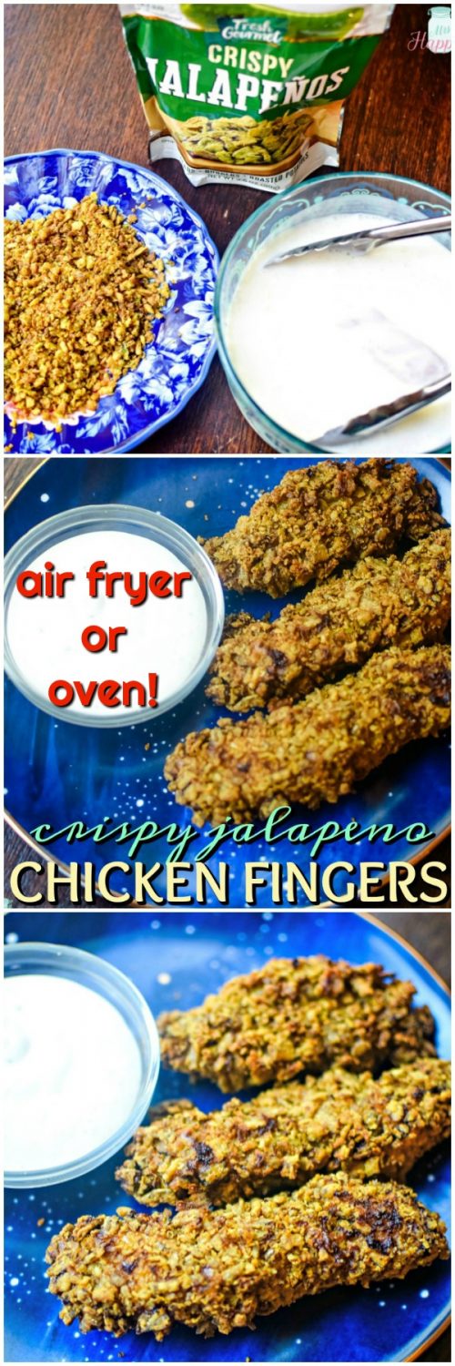 Air Fryer Crispy Jalapeno Chicken Fingers