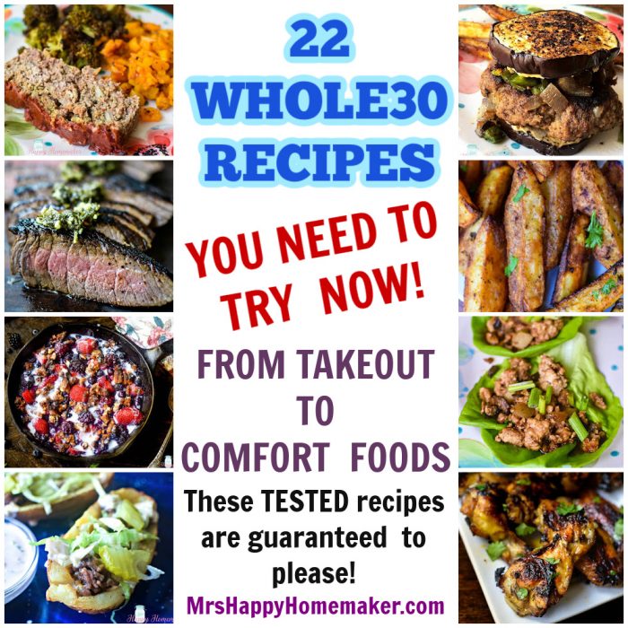 22 Whole30 Recipes you need to try now collage