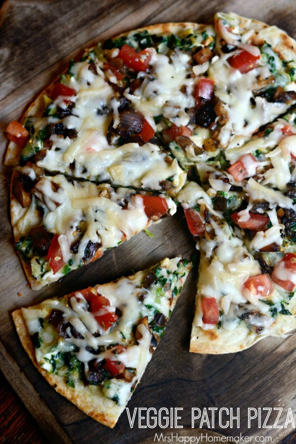 Applebee’s copycat veggie patch pizza