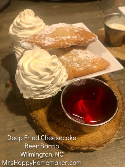 Deep fried cheesecake