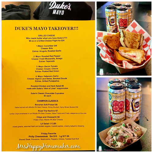 Dukes Mayo beer and menu takeover