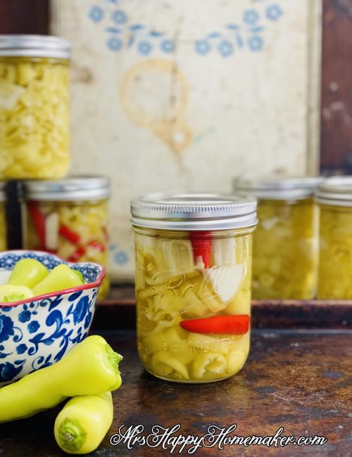 Canned banana peppers