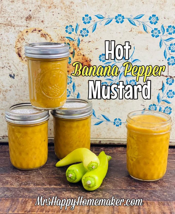 Hot banana pepper mustard