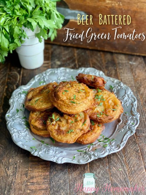 Beer Battered Fried Green Tomatoes