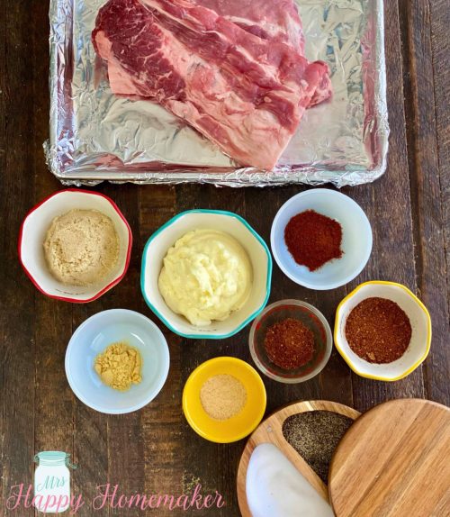 Dukes Mayo Crusted Ribs ingredients