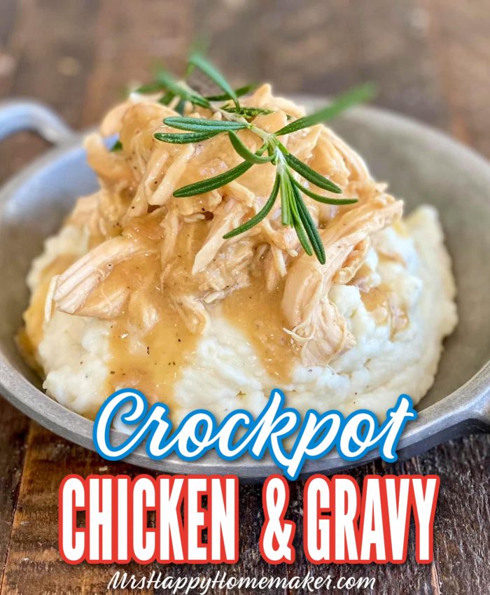 Crockpot chicken and gravy 
