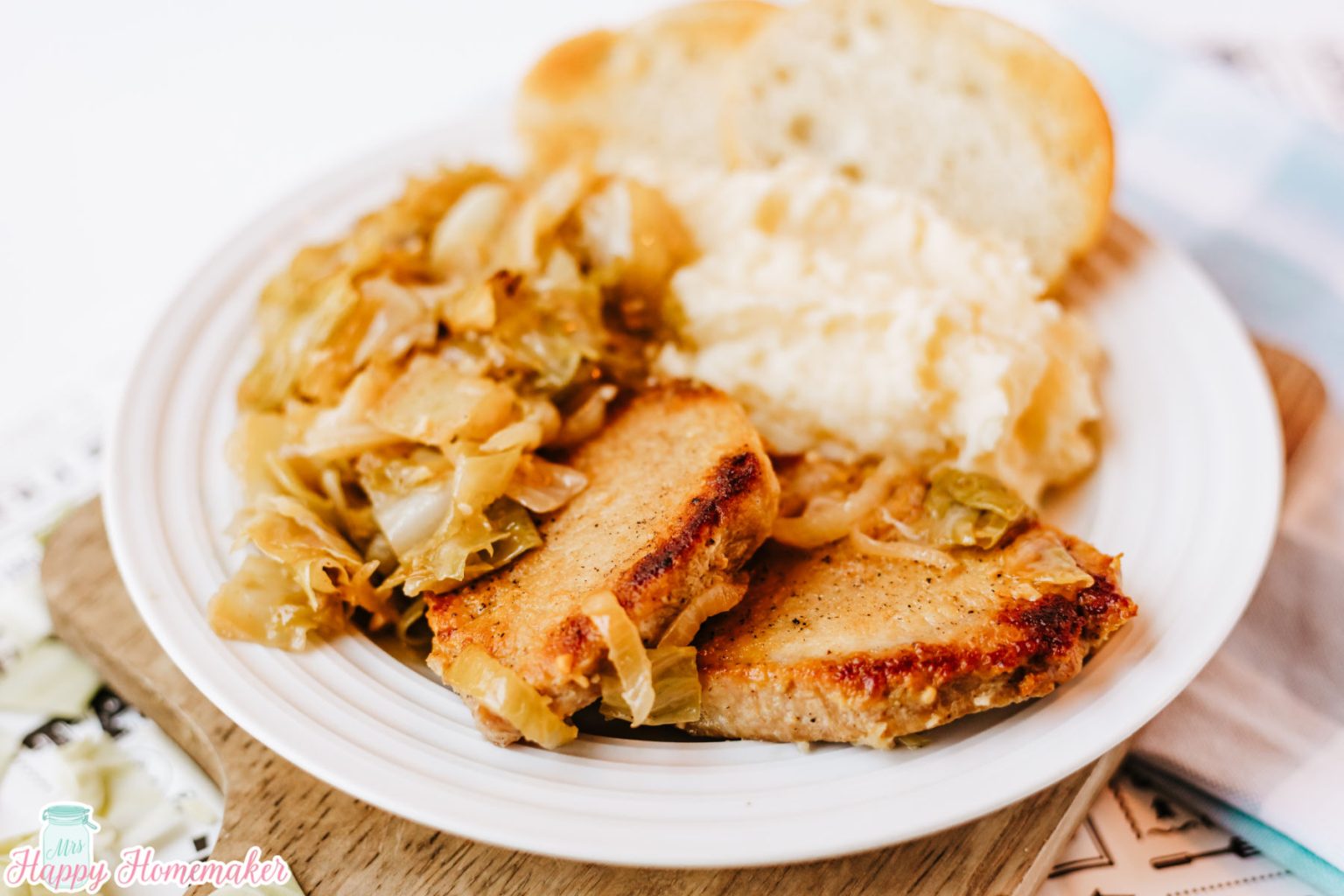 Easy Baked Pork Chops and Cabbage (Grandma's Recipe)