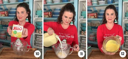 making vanilla pudding