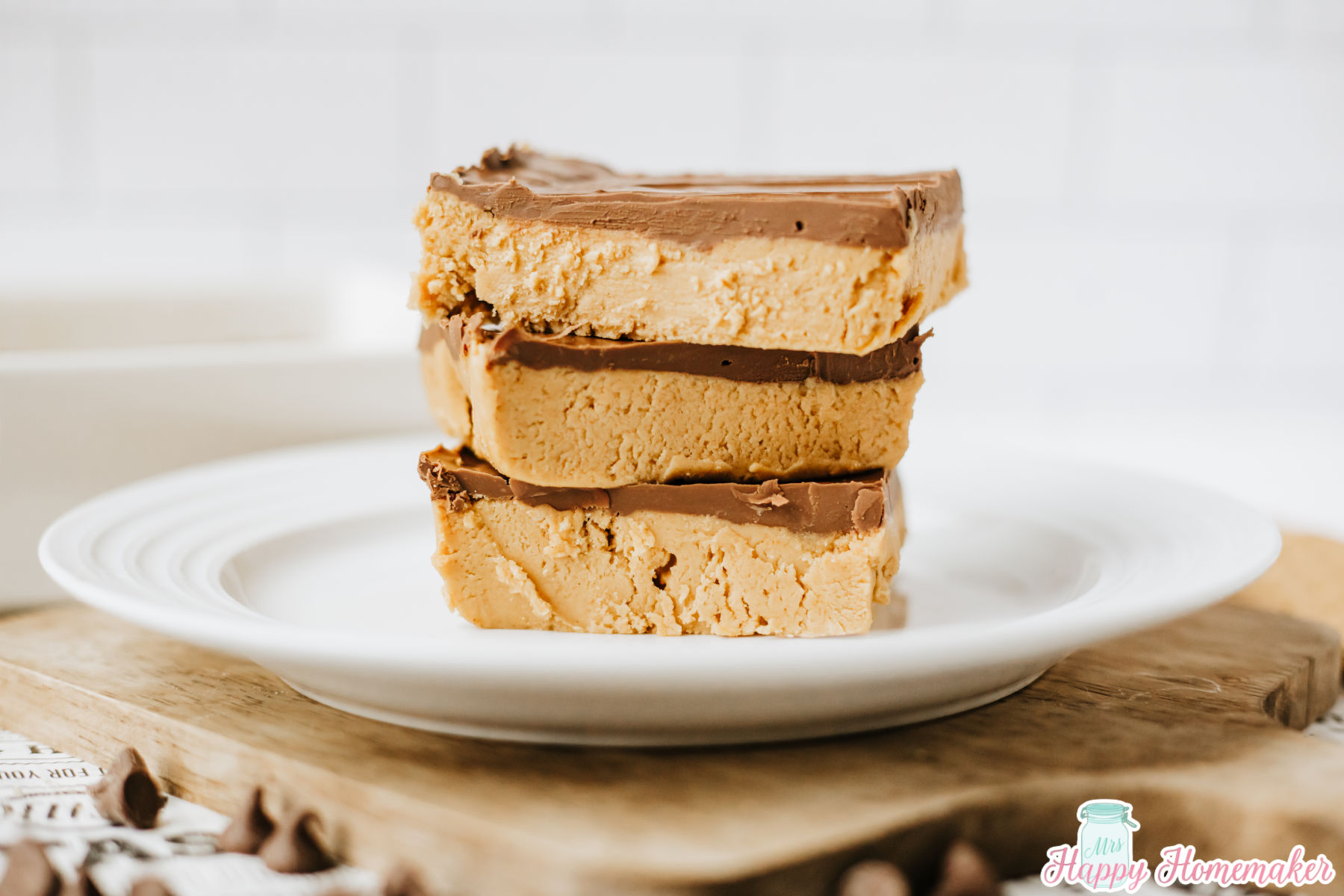 No Bake Lunch Lady peanut butter bars