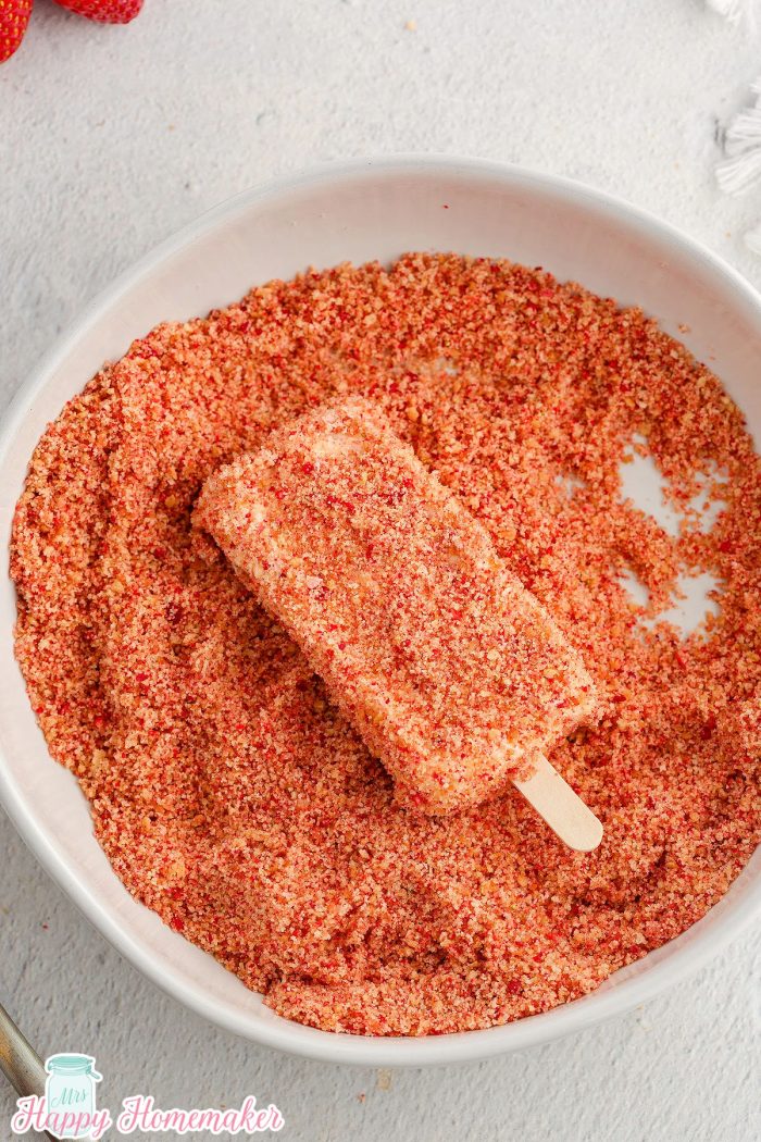 Strawberry Shortcake Ice Cream Bars