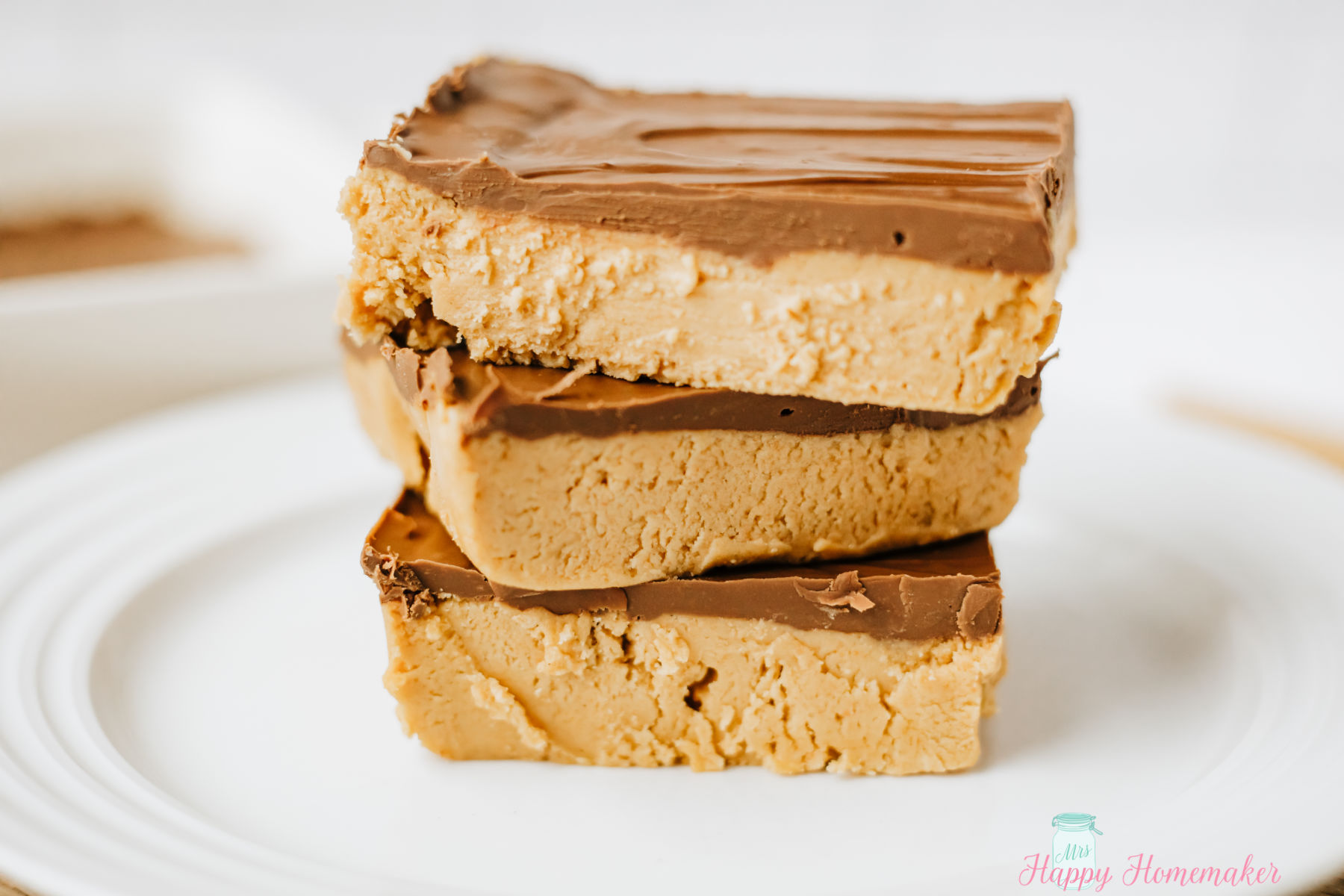 No Bake Lunch Lady peanut butter bars
