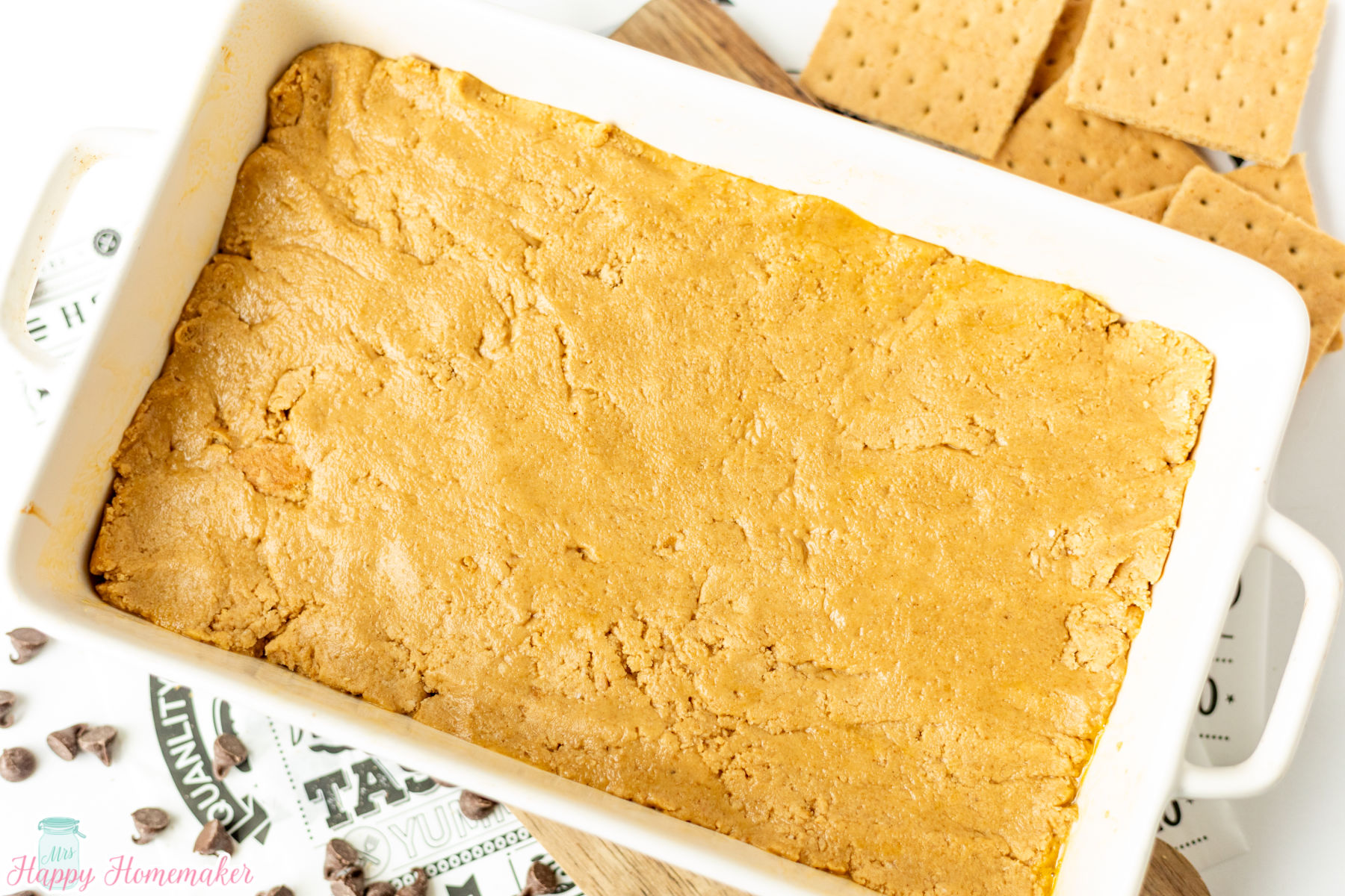 No Bake Lunch Lady peanut butter bars