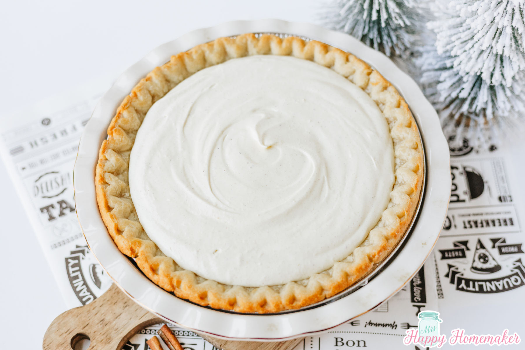 eggnog pie in a pie crust