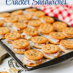 Ritz Cracker Party Sandwiches