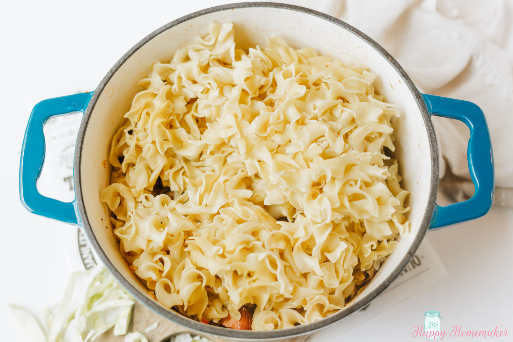 Viral Style Dirty Noodles and Cabbage