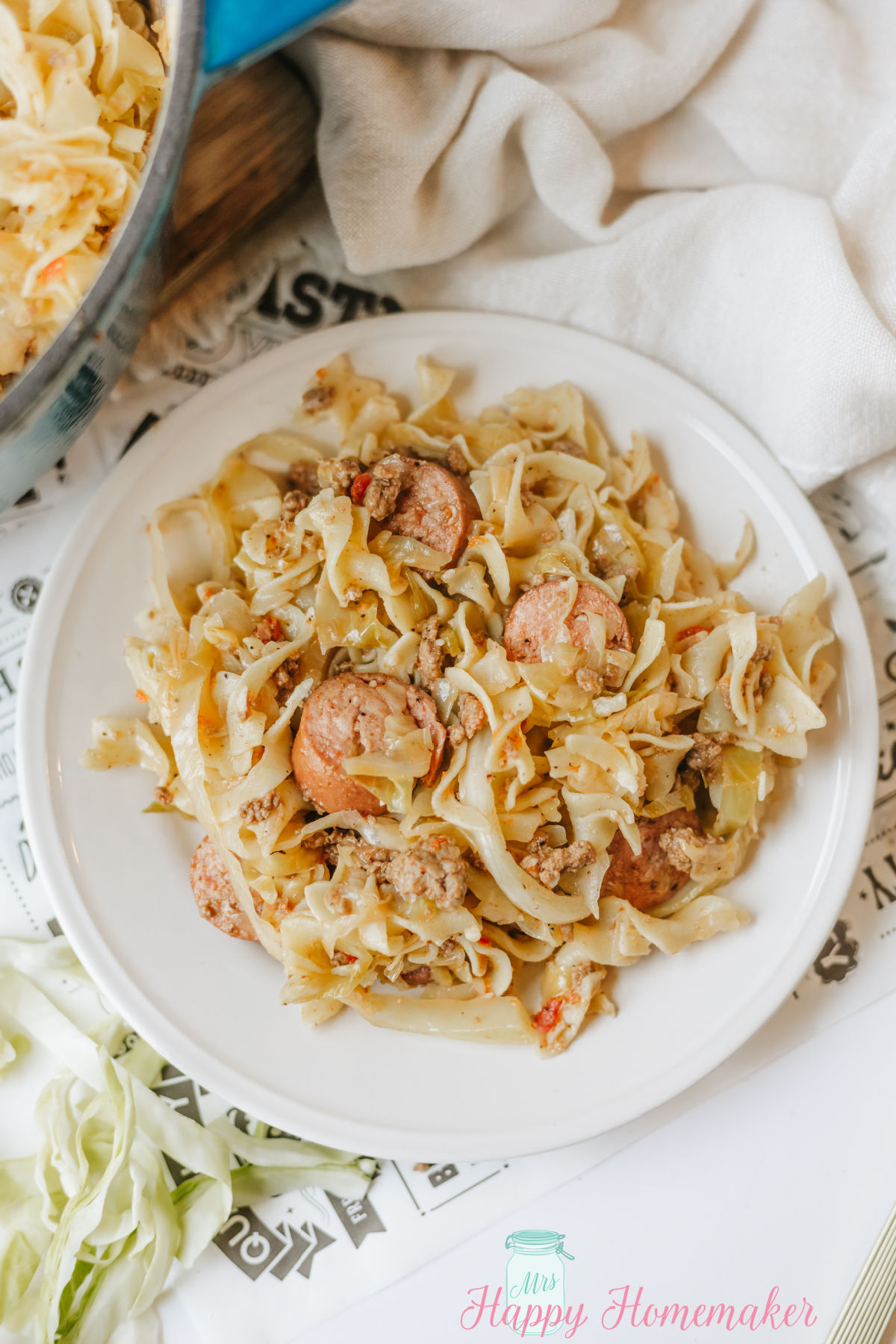 Viral Style Dirty Cabbage and Noodles