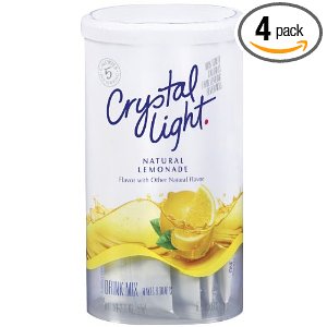 crystal light lemonade – $1.55/cannister