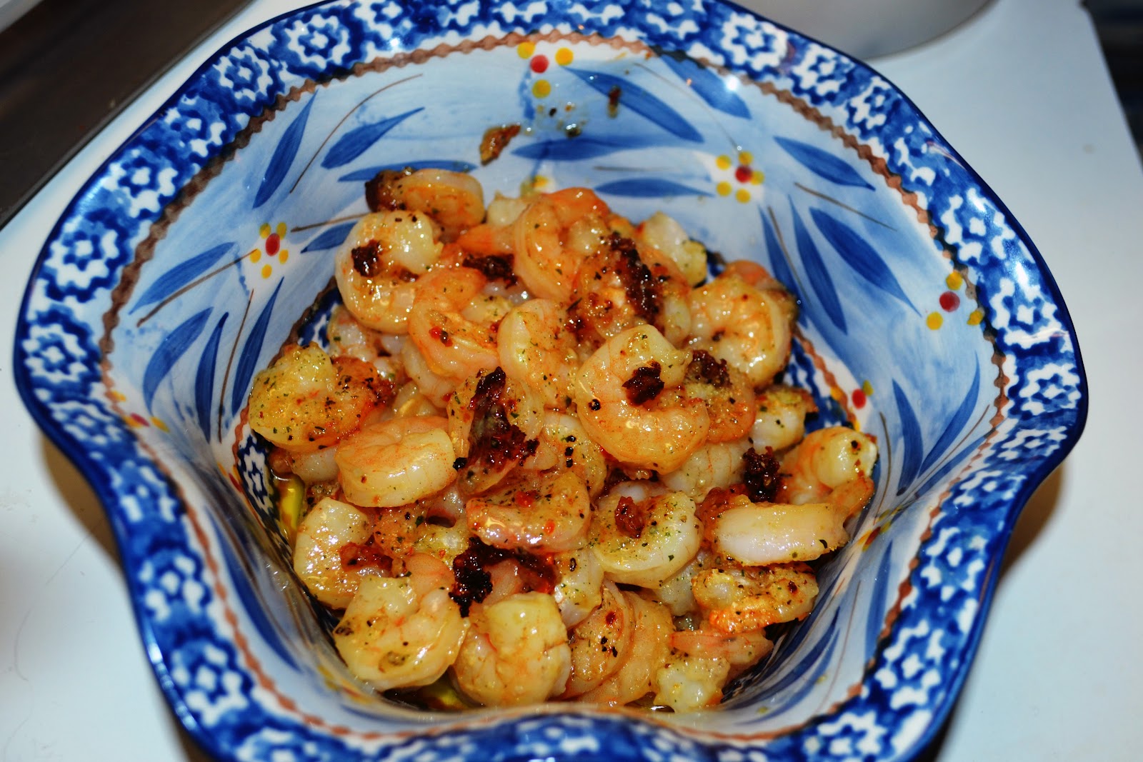 Shrimp Scampi with Fettuccine